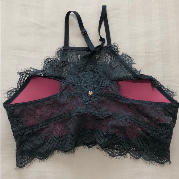 PINK High Neck Bralette - Picture 2 of 3